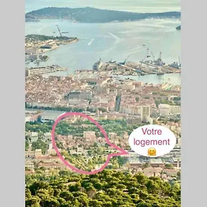 Appartement Balcon Du Faron- Proche Gare&centre - Clim, Toulon